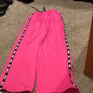 Pink Victoria’s Secret track pants